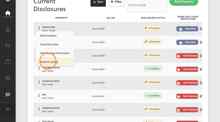 Click the three dots on the left side of a listing